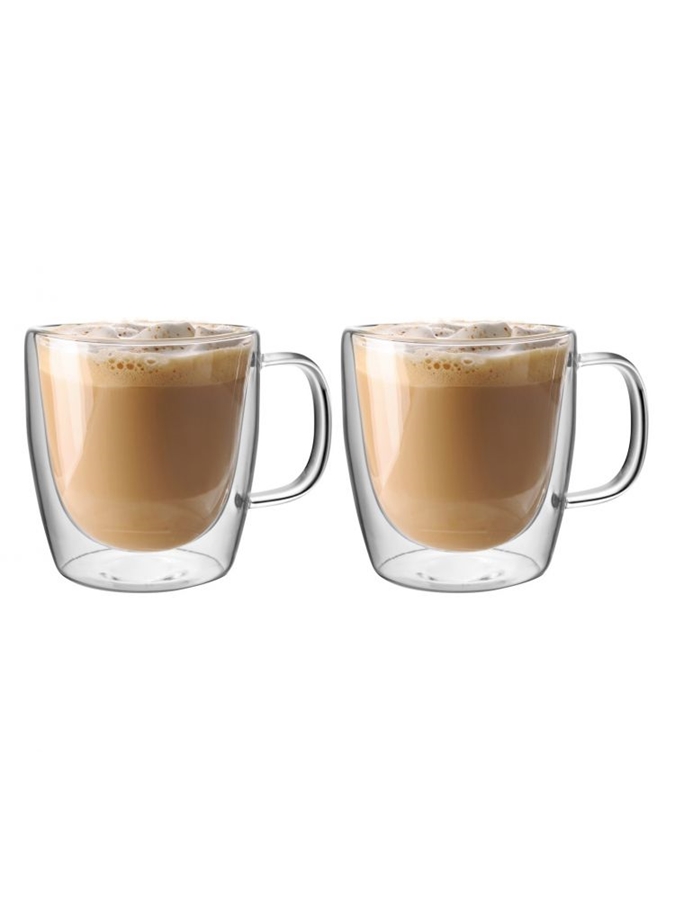 Szklanki Termiczne Z Uchem Malachit 400ml Kpl 2szt